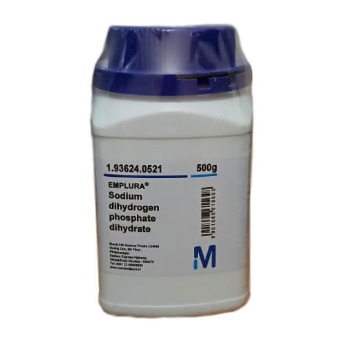 Sodium Dihydrogen Phosphate Dehydrate, 500gm Merck India